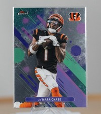 2025 Topps Finest Ja'Marr Chase Cincinnati Bengals NFL Football Card #85 Common