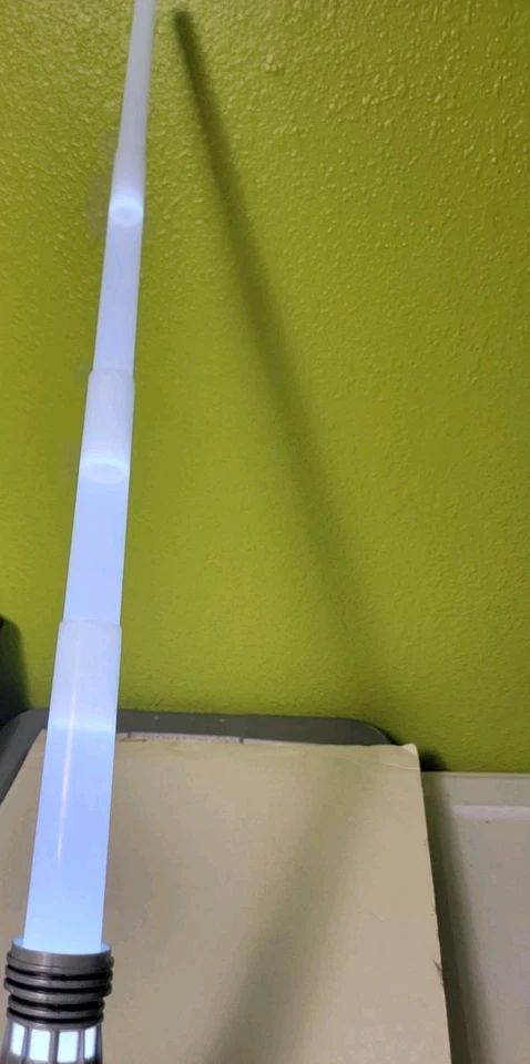 Star Wars Build Your Own White Electronic Sounds Ahsoka Works Lightsaber  - Image 2 of 4