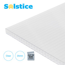Solstice Multiwall Polycarbonate Roofing Sheets | 25mm | Cut To Size
