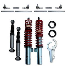 Sport Gewindefahrwerk Koppelstangen SET RedLine für Peugeot 206 inkl. CC Kombi