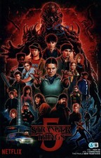 NOAH SCHNAPP SIGNED STRANGER THINGS 11X17 PHOTO WILL BYERS SEASON 5 COA BAS