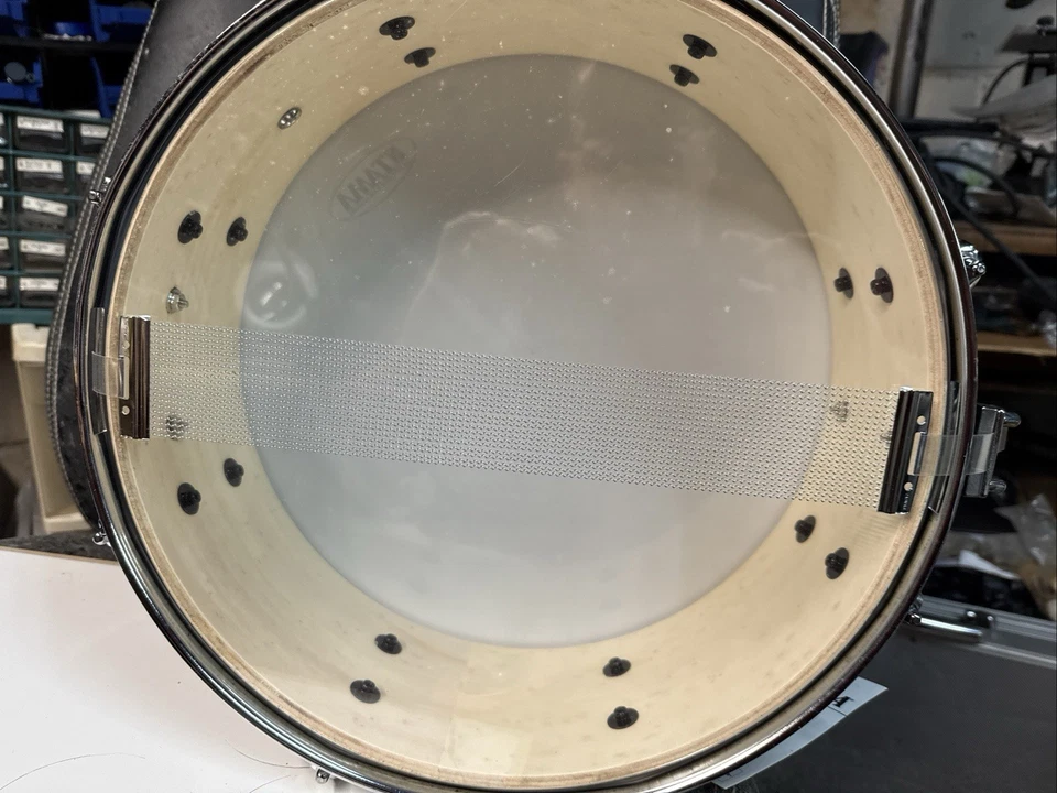 Tama Imperialstar 14 x 5 Tambor Redoblante Roble Negro Envoltura Foto 3 de 4