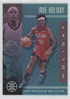 2019-20 Panini Illusions Trophy Collection Teal /125 Jrue Holiday #36 0q3