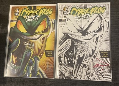 Cyberfrog Dark Harvest  2.9 - Dale Keown Covers Bundle - Signed by EVS