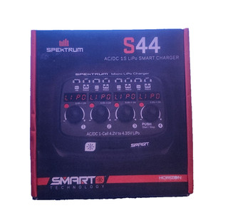 Spektrum RC S44 AC/DC 1S LiPo Battery Smart Charger SPMXC1040 : UMX Sport Cub
