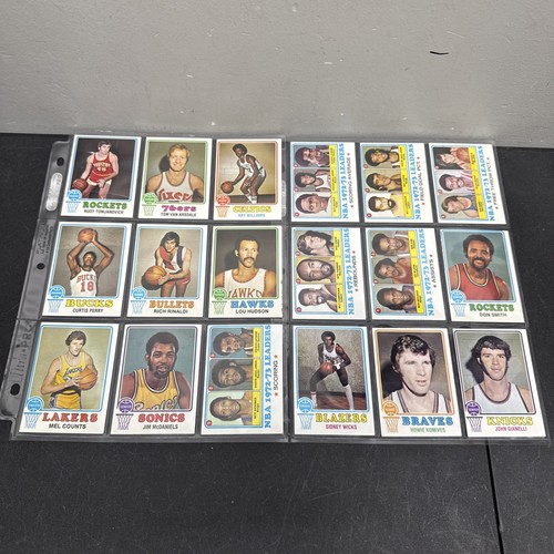 1973-74 Topps Basketball Complete Set 1-264 McAdoo Rookie Kareem Erving Sharp!!! - Picture 10 of 24