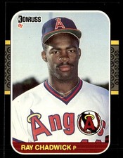 1987 Donruss Ray Chadwick Rookie California Angels #505