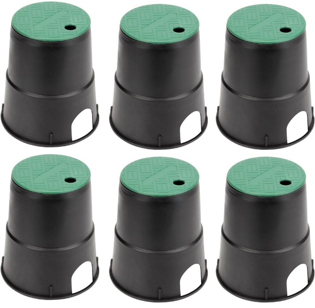 6 Pcs Electrical Splice Box, 6'' Diameter Underground Electrical Junction Box