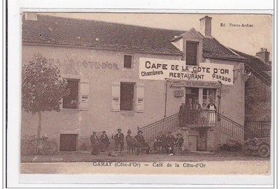 GAMAY: café de la cote-d'or, restaurant, rooms, garage - very good condition