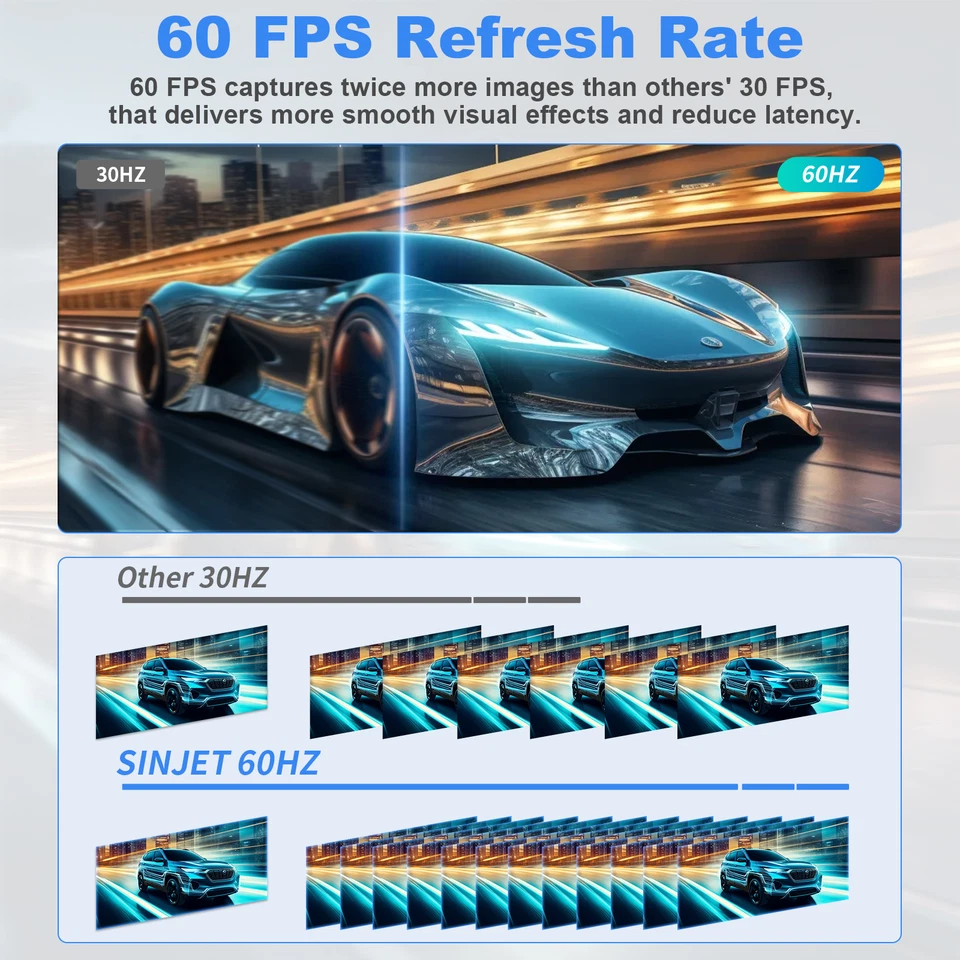 Espejo retrovisor interior digital interior monitor pantalla de video 9,2 pulgadas Foto 2 de 4