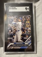 2024 MLB TOPPS NOW # 722 Shohei Ohtani (FIRST 50/50 PLAYER) SGC 9 L.A. Dodgers