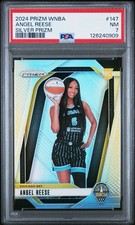 2024 Panini Prizm WNBA Angel Reese #147 Silver Prizm (RC) PSA 7