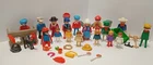 Vintage Playmobil Figures, 1980's, 17 Figures and Additional Miscellaneous Parts