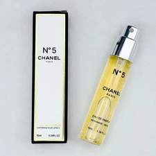CHANEL N°5 Eau De Parfum Travel Size Spray 10ml/0.34oz - Authentic Perfume