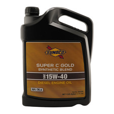 Sunoco 3143-003 15W-40 CK-4 Synthetic Blend Diesel Engine Oil – 1 Gallon