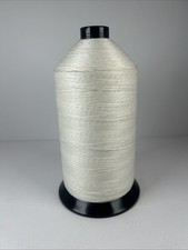 Eddington Bonded Polyester Thread Tex 400 White Heavy Duty Upholstery Sewing