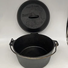 cast IRON CAMP CHEF YELLOWSTONE NATIONAL PARK DUTCH OVEN 10 Inch
