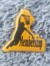 Slam Dunk Membership Gold Tone Lapel Pin Hat Pin Made In USA