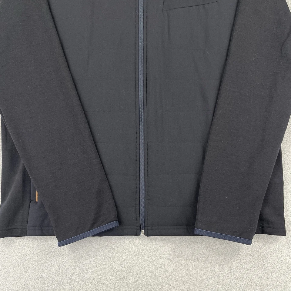 Chaqueta RLX Ralph Lauren Para Hombre XL Azul Cremallera Completa Mezcla de Lana Golf Rendimiento Foto 3 de 4