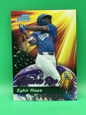 2025 Bowman Chrome Megabox Zyhir Hope Meteoric Rise Purple Mojo Refractor /250