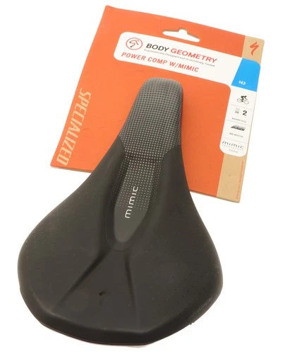Specialized Power Comp w/ Mimic 143mm Saddle Black Hollow CrMo Rails Light Use video thumbnail
