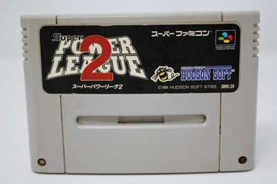 Super Power League 2 Super Famicom SFC Japanese Video Game Cartridge Tested