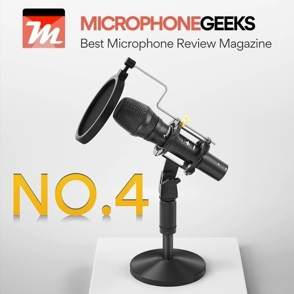 USB/XLR Dynamic Microphone with Volume Control - Image 4 of 4