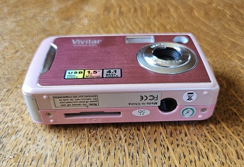 Vivitar Digital Camera ViviCam 4090 4.1MP Pink Edition Tested & Working boxed - Picture 6 of 12