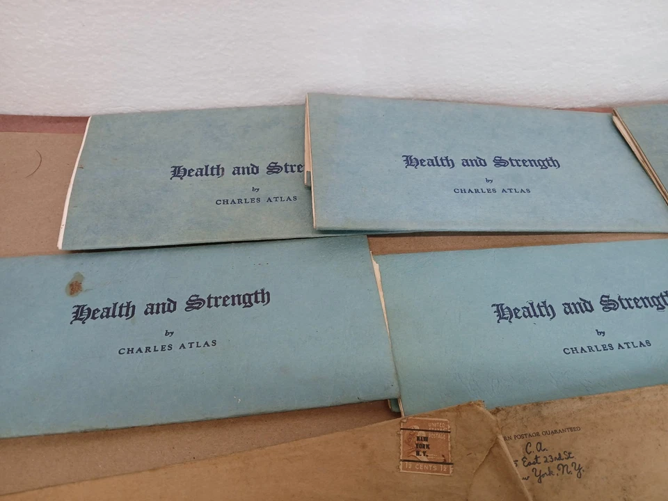 Lot (7) CHARLES ATLAS Bodybuilding muscle exercise system booklets courses - Image 4 of 4