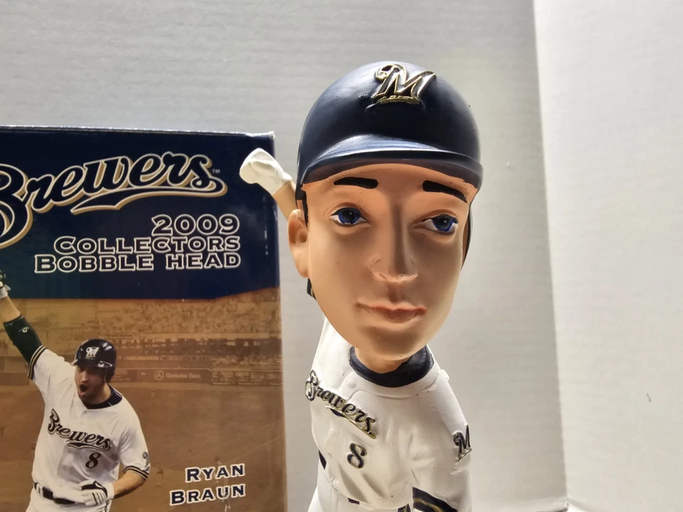 Bobblehead Ryan Braun Milwaukee Brewers MLB 2009 SGA NUEVO EN CAJA Foto 2 de 4
