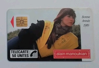 Telekarte 50 Stück Alain Manoukian