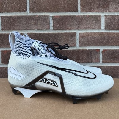 Nike Alpha Menace Elite 3 Flyknit Men\'s Football Cleats Shoes 10.5 White Black s-l400.jpg main image 3