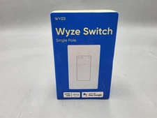 -NEW- Wyze Switch 2.4GHz WiFi Smart Light Switch, No Hub Required, 1-Pack, White