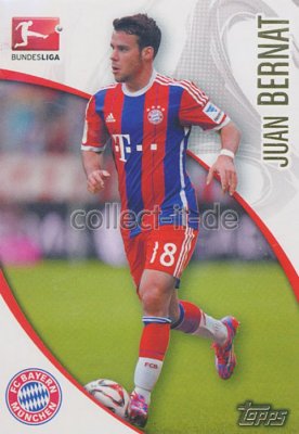 Topps Bundesliga Chrome 14/15 157 - Juan Bernat