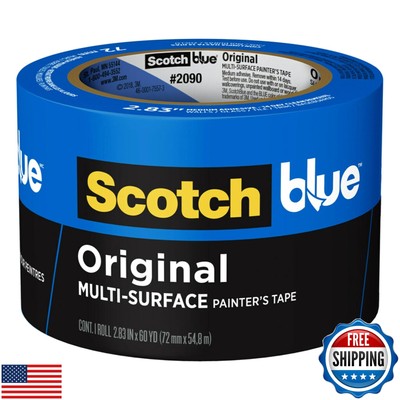 ScotchBlue Original Multi-Surface Painters Tape, 3 Inch Wide (2.83 In. x 60 Y