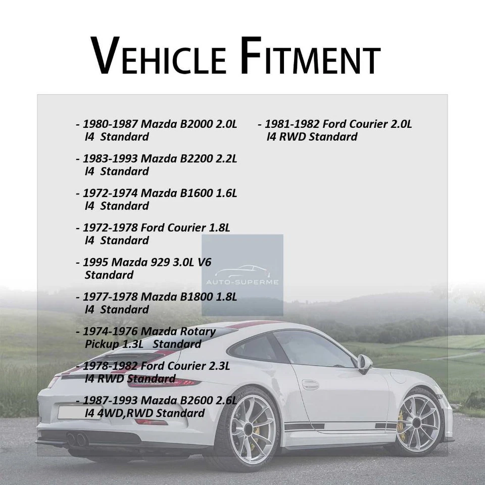 Eje trasero todas las juntas juntas juntas en U 3x para Mazda B2200 2,2 L 1983-1993 Foto 2 de 4
