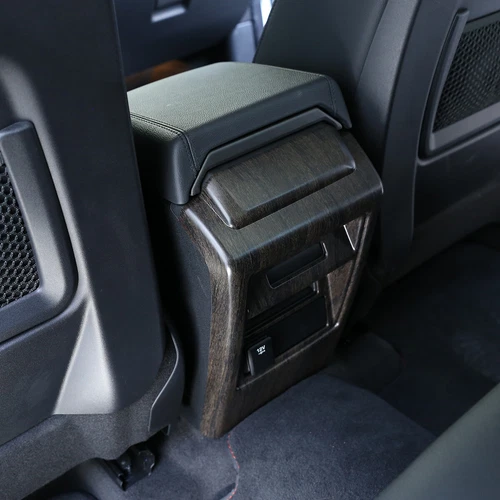 ABS Wood Grain Rear Air Outlet Vent Cover For Land Rover Discovery Sport 2015-18 - Foto 2 di 11