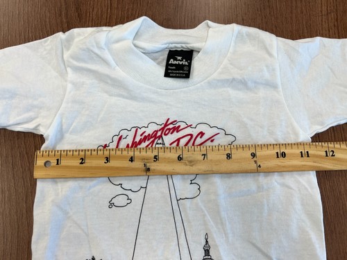 VINTAGE WASHINGTON DC YOUTH T SHIRT XS WINTERLAND 1989 DEADSTOCK SINGLE STITCH - Picture 5 of 7