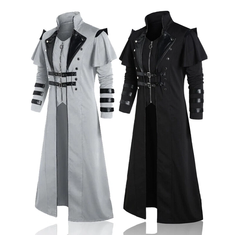 Coat Winter Outwear Medieval Robe Costume Womens Loose Long Cape