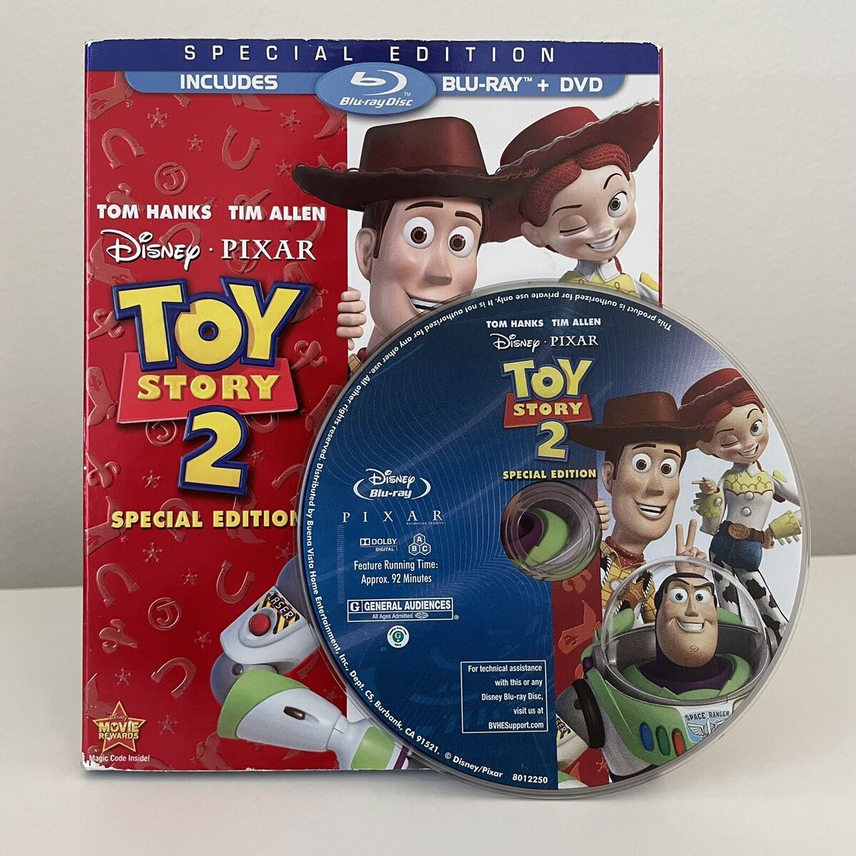 Toy Story 2 (Blu-ray/DVD, 2010, 2-Disc Set, Special Edition) Toy Story 2 (Blu-ray/DVD, 2010, 2-Disc Set, Special Edition)