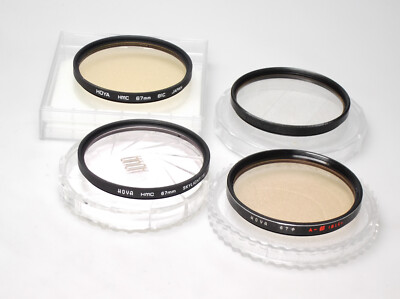 4x Hoya Skylight 67mm Filter Set
