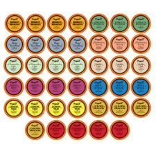 Prospect Tea Sampler,Compatible Keurig 2.0 Brewers, Assorted Variety Pack, 40 Ct