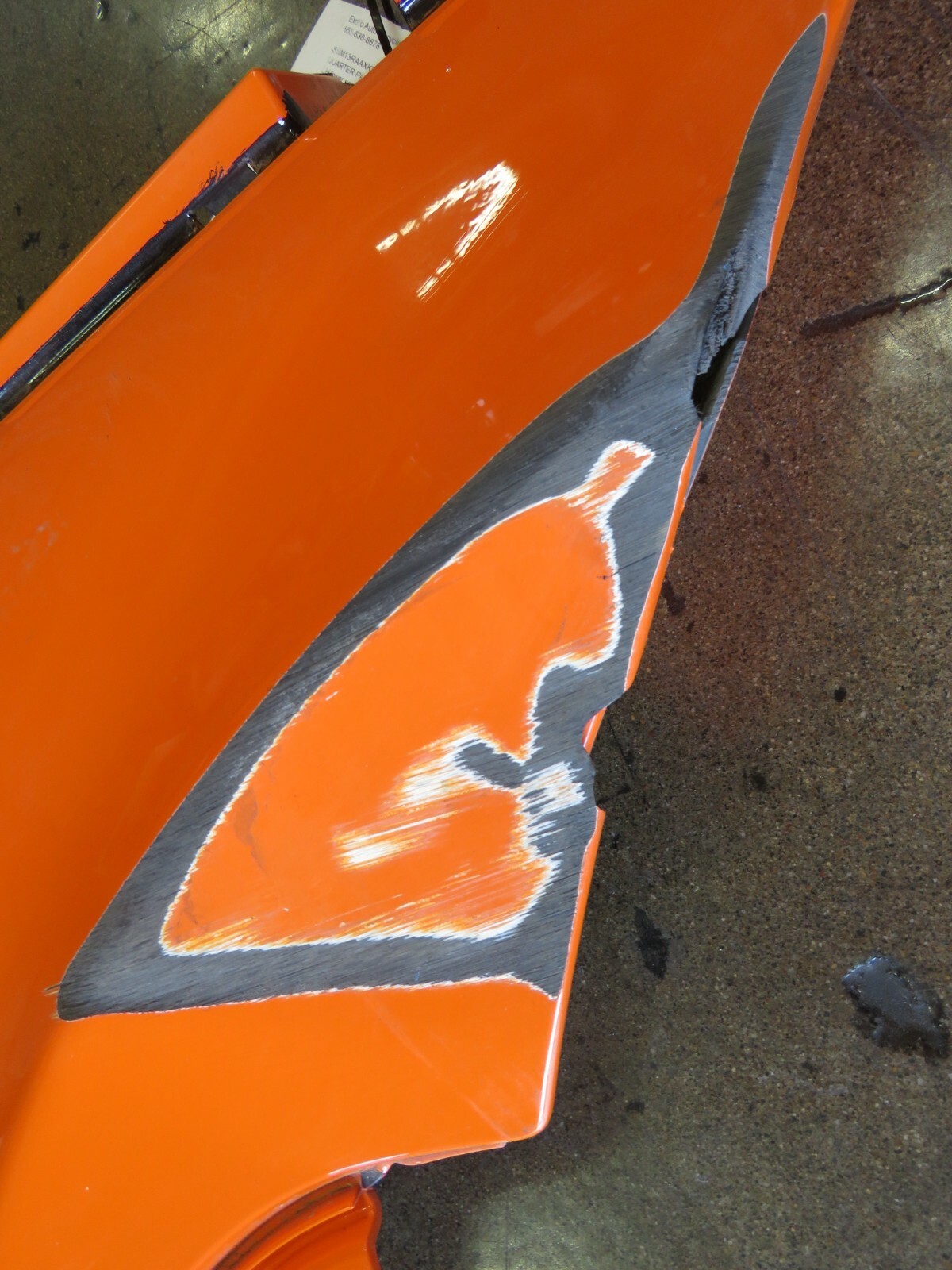McLaren 600LT, LH, Left, Lower Section Quarter Panel, Used, P/N 13A5314CP