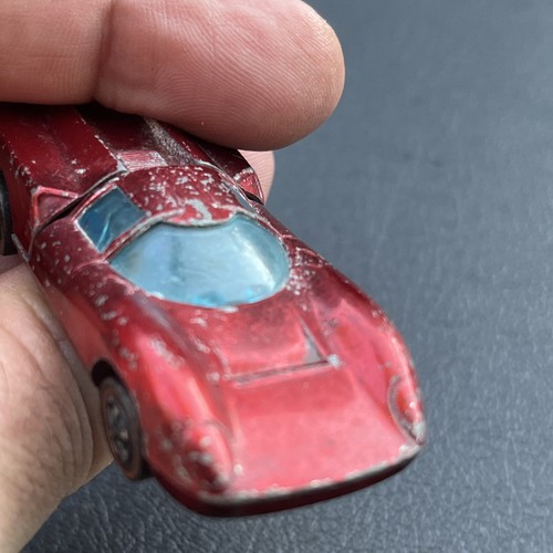 LOLA GT70 - Red wBlack Int 1969 Original Hot Wheels Redlines - Picture 9 of 15