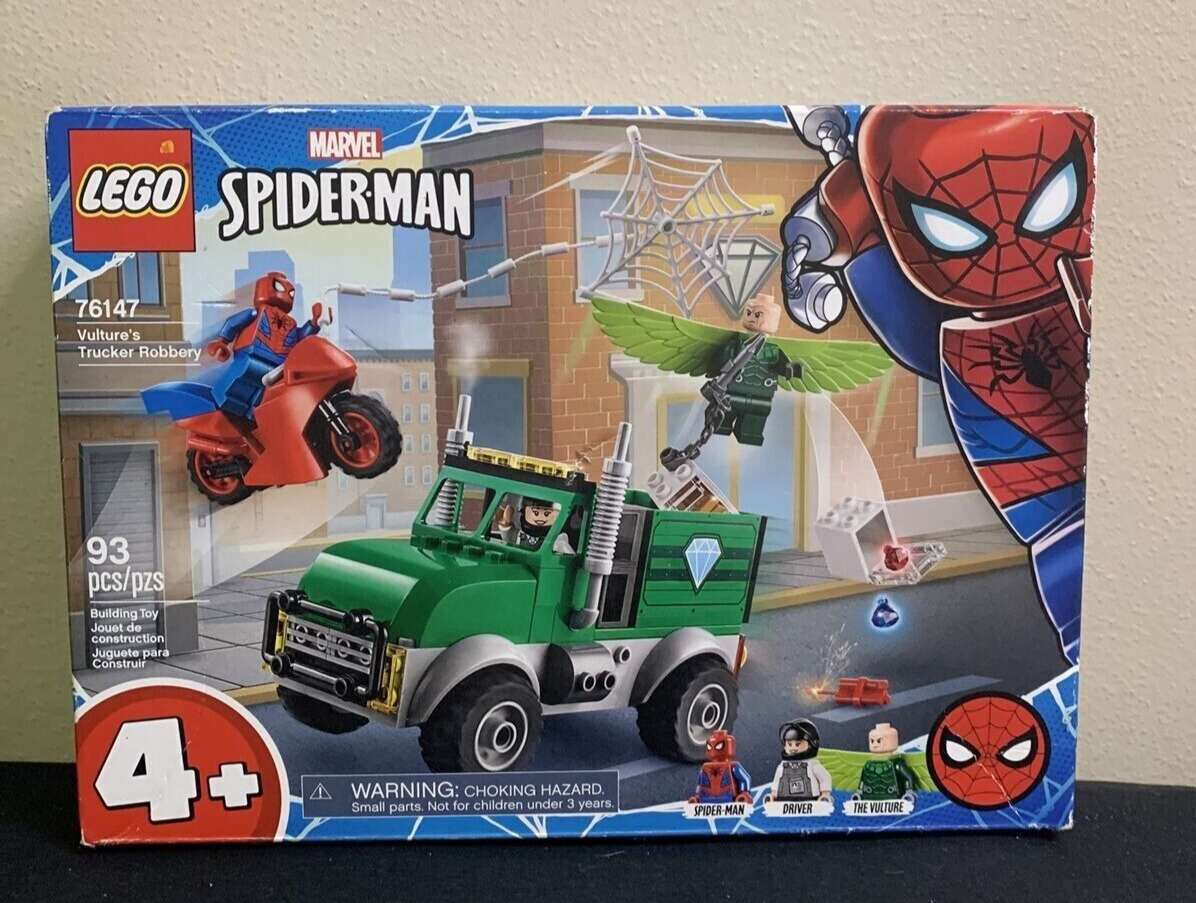 LEGO Vulture's Trucker Robbery Super Heroes (76147) Building Kit 93 PCS Retired