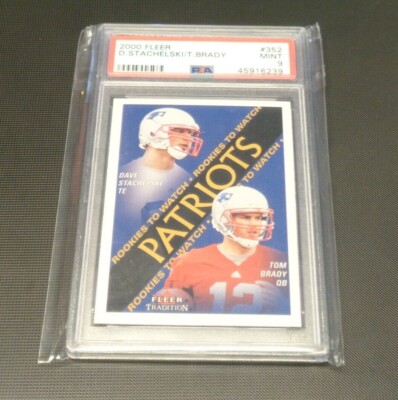 TOM BRADY NEW ENGLAND PATRIOTS ROOKIE CARD 2000