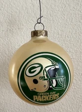 Topperscot Inc Green Bay Packers Glass Globe Ornament