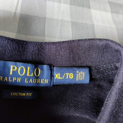 Polo Ralph Lauren Hombre Azul EE. UU. 10 Bandera Cresta Polo Talla: XL/TG Big Pony - Imagen 6 de 7