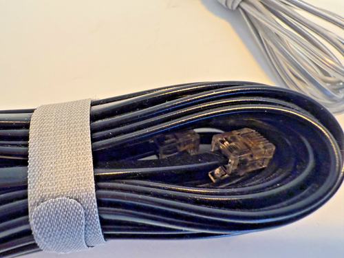 2 kable telefoniczne RJ11 – nieużywane – standardowy kabel telefoniczny - Zdjęcie 4 z 5