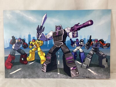 G1 Transformers Decepticon Stunticons Team Poster 11x17 Picture
